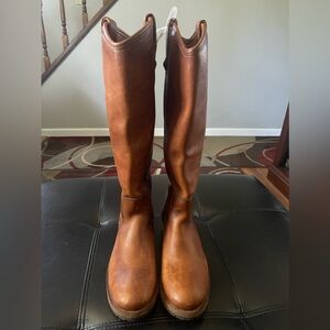 Frye Melissa Double Sole Leather Boots size 6.5 (New)